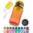My Vesperbox® Trinkflasche Kinder [350ML] - Wasserflasche Kohlensäure Geeignet & Auslaufsicher - Water Bottle Kids - für Schule & Sport - Kinderflasche für Mädchen & Jungen - inkl. Ersatzdichtung
