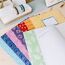 Papierdrachen 8 hochwertige Heftumschläge aus Papier für Kinder | DIN A4 | Motiv Regenbogen - Heftschoner - Heftumschlag 250g/m² - Set Nummer 1