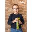 Baagl Kinder Trinkflasche, Auslaufsichere Wasserflasche 700ml, Schule und Sport Flasche für Jungen, Vielseitige und Praktische Flasche mit verschließbarem Deckel (Football Winner)