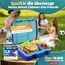 LUCKY KIDZ© Brotdose Kinder mit Fächern, Bento Box, Brotdose mit Fächern, Auslaufsicher & BPA frei, Lunchbox Kinder, Vesperbox, Jausenbox, Brotdosen, Lunch Box, Brotzeitbox, Frühstücksbox