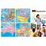 Exerz 20cm Schülerglobus, Lehrmaterial Globen - Deutsche Karte - Globus Kinder Bildung Drehbarer - Pädagogische/Geografische
