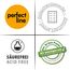 perfect line - 15 Hefthüllen DIN A4 – glasklar & extra stark – transparente Heftumschläge aus recycelbarem PP, dokumentenecht, säurefrei, langlebig & nachhaltig – Heftschoner für Schule & Büro