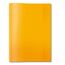 HERMA 7494 Heftumschläge A4 Transparent Orange, 25 Stück, Hefthüllen aus strapazierfähiger & abwischbarer Polypropylen-Folie, durchsichtige Heftschoner Set für Schulhefte, farbig