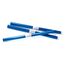 HERMA 7363 Buchschutzfolie nicht klebend transparent blau, 2 m x 40 cm, reiß- & wasserfest Bucheinschlagfolie, matt genarbte Buchfolie aus robuster Polypropylen-Folie für dauerhaftes Einbinden
