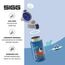SIGG Shield One Space Kinder Trinkflasche (0.5 L), Edelstahl Kinderflasche mit auslaufsicherem Deckel, einhändig bedienbare Wasserflasche