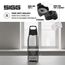 Sigg - Tritan Trinkflasche - Total Color ONE Anthracite - Für Kohlensäurehaltige Getränke Geeignet - Spülmaschinenfest - Auslaufsicher - Leicht - BPA-frei - Grau - 0.75L