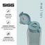 Sigg - Tritan Trinkflasche - Total Color ONE Morning Blue - Für Kohlensäurehaltige Getränke Geeignet - Spülmaschinenfest - Auslaufsicher - Leicht - BPA-frei - Blau - 1L