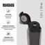 Sigg - Tritan Trinkflasche - Total Color ONE Anthracite - Für Kohlensäurehaltige Getränke Geeignet - Spülmaschinenfest - Auslaufsicher - Leicht - BPA-frei - Grau - 1L