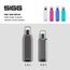 Sigg - Tritan Trinkflasche - Total Color ONE Anthracite - Für Kohlensäurehaltige Getränke Geeignet - Spülmaschinenfest - Auslaufsicher - Leicht - BPA-frei - Grau - 1L