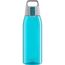 Sigg - Tritan Trinkflasche - Total Color ONE Aqua - Für Kohlensäurehaltige Getränke Geeignet - Spülmaschinenfest - Auslaufsicher - Leicht - BPA-frei - Hellblau - 1L