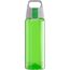 Sigg Total Color Green Trinkflasche (0.6 L), schadstofffreie und auslaufsichere Trinkflasche, leichte und bruchfeste Trinkflasche aus Tritan