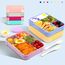 IJIAMY Brotdose Kinder mit Fächern, Bento Box Kinder, Auslaufsicher Lunchbox Kinder, Brotbox für Mädchen & Jungen, Snackbox, Perfekt für Schule, Kindergarten & Ausflüge