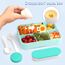 IJIAMY Brotdose Kinder mit Fächern, Bento Box Kinder, Auslaufsicher Lunchbox Kinder, Brotbox für Mädchen & Jungen, Snackbox, Perfekt für Schule, Kindergarten & Ausflüge