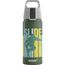 Sigg - Alu Trinkflasche Kinder - WMB ONE Slide - Für Kohlensäurehaltige Getränke Geeignet - Auslaufsicher - Federleicht - BPA-frei - Klimaneutral Zertifiziert - Sport & Schule - Grün - 0,6L