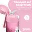 Jarlson® Trinkflasche Kinder Edelstahl Charli [MIT STROHHALM] - Thermosflasche Auslaufsicher - Thermoskanne - Water Bottle Kids - Thermo Trink Flasche für Schule & Kindergarten (350ml, Katze 2.0)