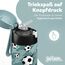Jarlson® Trinkflasche Kinder Edelstahl Charli [MIT STROHHALM] - Thermosflasche Auslaufsicher - Thermoskanne - Water Bottle Kids - Thermo Trink Flasche für Schule & Kindergarten (350ml, Fußbälle)