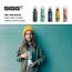 Sigg - Alu Trinkflasche Kinder - WMB ONE Brave Cheetah - Für Kohlensäurehaltige Getränke Geeignet - Auslaufsicher - BPA-frei - Klimaneutral Zertifiziert - Sport & Schule - Hellblau - 0,6L