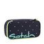 satch Schlamperbox Mäppchen groß, Trennfach, Geodreieck Pretty Confetti - Blau