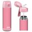 Jarlson® Trinkflasche Kinder Edelstahl Charli [MIT STROHHALM] - Thermosflasche Auslaufsicher - Thermoskanne - Water Bottle Kids - Thermo Trink Flasche für Schule & Kindergarten (500ml, Pink)