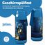 Jarlson® Trinkflasche Kinder Edelstahl Charli [MIT STROHHALM] - Thermosflasche Auslaufsicher - Thermoskanne - Water Bottle Kids - Thermo Trink Flasche für Schule & Kindergarten (350ml, Roboter)