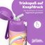 Jarlson® Trinkflasche Kinder Edelstahl Charli [MIT STROHHALM] - Thermosflasche Auslaufsicher - Thermoskanne - Water Bottle Kids - Thermo Trink Flasche für Schule & Kindergarten (350ml, Einhorn 2.0)