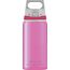 SIGG - Trinkflasche Kinder - Viva One Berry - Für Kohlensäurehaltige Getränke Geeignet - Auslaufsicher - Spülmaschinenfest - BPA-frei - Sport & Schule - Pink - 0,5L