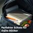 100x Buchumschlag - transparent klar DINA4 - für Bücher, Hefte, Buchhülle & Buchschoner & Hefthülle als Schutz/Heftumschlag für Schule & Büro