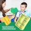 SWVIODMT Brotdose Kinder mit Fächern 1300ml Lunchbox für Kinder, Auslaufsichere Bento Box mit 5 Fächern Besteckset, Lunch Box für Kindergarten, Schule, Picknick, Ausflüge (grün)
