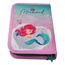 Theonoi Kinder Federmäppchen Federtasche Federmappe Mäppchen Etui 2 Fach Doppeldecker Schüleretui Stifteetui gefüllt Federpenal Schulzubehör Einschulung Mädchen (Mermaid Meerjungfrau)