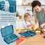 My Vesperbox® Brotdose für Kinder mit Fächern [LEN] - Lunchbox mit Trennfächern - Bento Box - Jausenbox - Brotzeitbox für Schule & Kindergarten - Vesperdose für Jungen & Mädchen