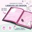 goldbuch 43577 Freundebuch Schmetterling, Freundschaftsbuch DIN A5 mit 88 illustrierte Seiten, für Kita, Hort und Grundschule, für Beste Freunde in der SchulzeitKunstdruck, Schwarz / Pink / Blau 88 mm