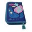 Theonoi Eiskönigin Frozen Kinder Federmäppchen Federtasche Federmappe Mäppchen Etui 2 Fach gefüllt Schulzubehör Einschulung Mädchen (Frozen II)