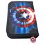 Theonoi Kinder Federmäppchen Federtasche Federmappe Mäppchen Etui 2 Fach Doppeldecker Schüleretui Stifteetui gefüllt Federpenal Schulzubehör Einschulung Junge (Avengers)