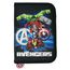 Theonoi Kinder Federmäppchen Federtasche Federmappe Mäppchen Etui 2 Fach Doppeldecker Schüleretui Stifteetui gefüllt Federpenal Schulzubehör Einschulung Junge (Avengers)