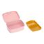 LÄSSIG Kinder Lunchbox Brotdose mit herausnehmbarer Unterteilung, BPA-frei/Adventure Tipi, rosa