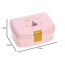 LÄSSIG Kinder Lunchbox Brotdose mit herausnehmbarer Unterteilung, BPA-frei/Adventure Tipi, rosa
