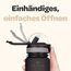 Hydracy Trinkflasche mit Strohhalm und Zeitmarkierung - 1L Wasserflasche - BPA-freie Trinkflasche - Auslaufsichere Sportflasche - Kondensationsfrei für Sport und Outdoor