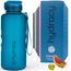 Hydracy Trinkflasche mit Strohhalm und Zeitmarkierung - 2L Wasserflasche - BPA-freie Trinkflasche - Auslaufsichere Sportflasche - Kondensationsfrei für Sport und Outdoor