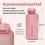 Hydracy Trinkflasche mit Fruchteinsatz - 2L Wasserflasche - BPA-freie Trinkflasche mit Zeitmarkierung Auslaufsichere Sportflasche - Kondensationsfrei für Sport und Outdoor