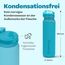 Hydracy Trinkflasche mit Fruchteinsatz - 500ml Wasserflasche - BPA-freie Trinkflasche mit Zeitmarkierung Auslaufsichere Sportflasche - Kondensationsfrei für Sport und Outdoor