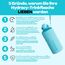 Hydracy Trinkflasche mit Fruchteinsatz - 2L Wasserflasche - BPA-freie Trinkflasche mit Zeitmarkierung Auslaufsichere Sportflasche - Kondensationsfrei für Sport und Outdoor