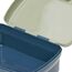 LÄSSIG Kinder Lunchbox Brotdose mit herausnehmbarer Unterteilung, BPA-frei/Happy Prints, Blau