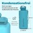 Hydracy Trinkflasche mit Fruchteinsatz - 2L Wasserflasche - BPA-freie Trinkflasche mit Zeitmarkierung Auslaufsichere Sportflasche - Kondensationsfrei für Sport und Outdoor