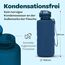 Hydracy Trinkflasche mit Fruchteinsatz - 2L Wasserflasche - BPA-freie Trinkflasche mit Zeitmarkierung Auslaufsichere Sportflasche - Kondensationsfrei für Sport und Outdoor