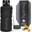 Hydracy Trinkflasche mit Fruchteinsatz - 2L Wasserflasche - BPA-freie Trinkflasche mit Zeitmarkierung Auslaufsichere Sportflasche - Kondensationsfrei für Sport und Outdoor