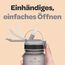 Hydracy Trinkflasche mit Strohhalm und Zeitmarkierung - 1L Wasserflasche - BPA-freie Trinkflasche - Auslaufsichere Sportflasche - Kondensationsfrei für Sport und Outdoor