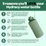Hydracy Trinkflasche mit Strohhalm und Zeitmarkierung - 2L Wasserflasche - BPA-freie Trinkflasche - Auslaufsichere Sportflasche - Kondensationsfrei für Sport und Outdoor