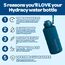 Hydracy Trinkflasche mit Strohhalm und Zeitmarkierung - 2L Wasserflasche - BPA-freie Trinkflasche - Auslaufsichere Sportflasche - Kondensationsfrei für Sport und Outdoor