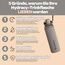 Hydracy Trinkflasche mit Strohhalm und Zeitmarkierung - 1L Wasserflasche - BPA-freie Trinkflasche - Auslaufsichere Sportflasche - Kondensationsfrei für Sport und Outdoor