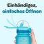 Hydracy Trinkflasche mit Strohhalm und Zeitmarkierung - 1L Wasserflasche - BPA-freie Trinkflasche - Auslaufsichere Sportflasche - Kondensationsfrei für Sport und Outdoor